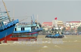 Phú Yên: Ba tàu cá mắc cạn, một ngư dân bị mất tích